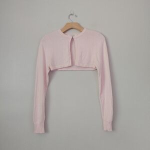 Lingadore Knit Crop Cardigan Bolero Ballet Size Small